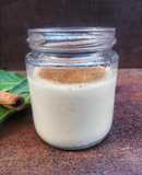 Natillas crema de cacahuete