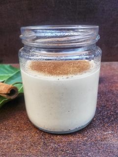 Una foto de Natillas crema de cacahuete