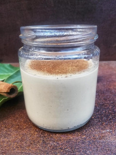 Una foto de Natillas crema de cacahuete