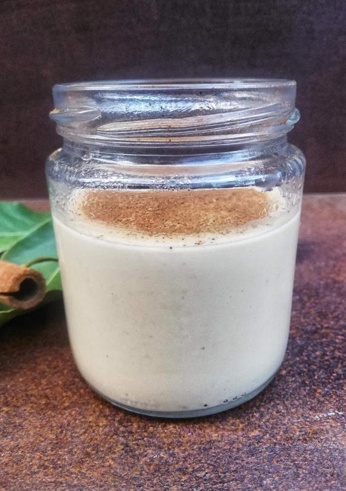 Una foto de Natillas crema de cacahuete