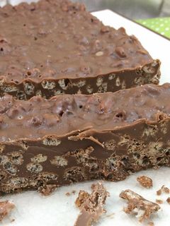 Una foto de Turrón de chocolate