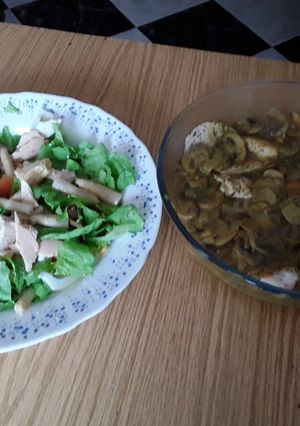 Una foto de Filetes de pechuga de pollo al curry