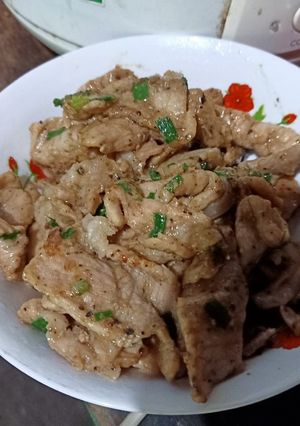 รูปของ หมูผัดกระเทียมพริกไทย