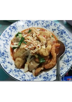 Foto resep Seblak batagor kering lidah