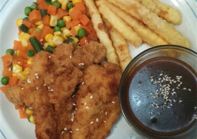 Resep Steak Ayam Fillet Oleh Mareta Ika Ch Cookpad