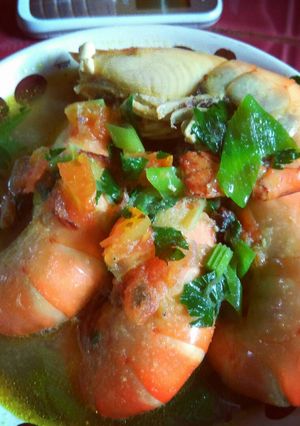 Foto resep Sop kuning udang galah
