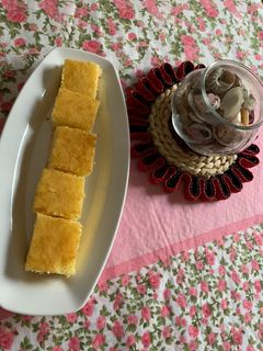 صورة لوصفة كيكة أيام زمان☘️