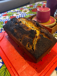 Una foto de Budín de frutos rojos