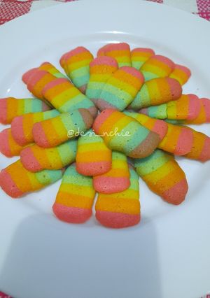 Foto resep Lidah Kucing Rainbow🌈