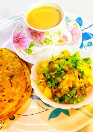 A picture of Methi Thepla (Masala Roti).