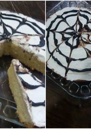 عکسی از دستور کیک با ماست بدون فر