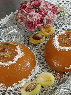عکسی از دستور دسر موس زردآلو