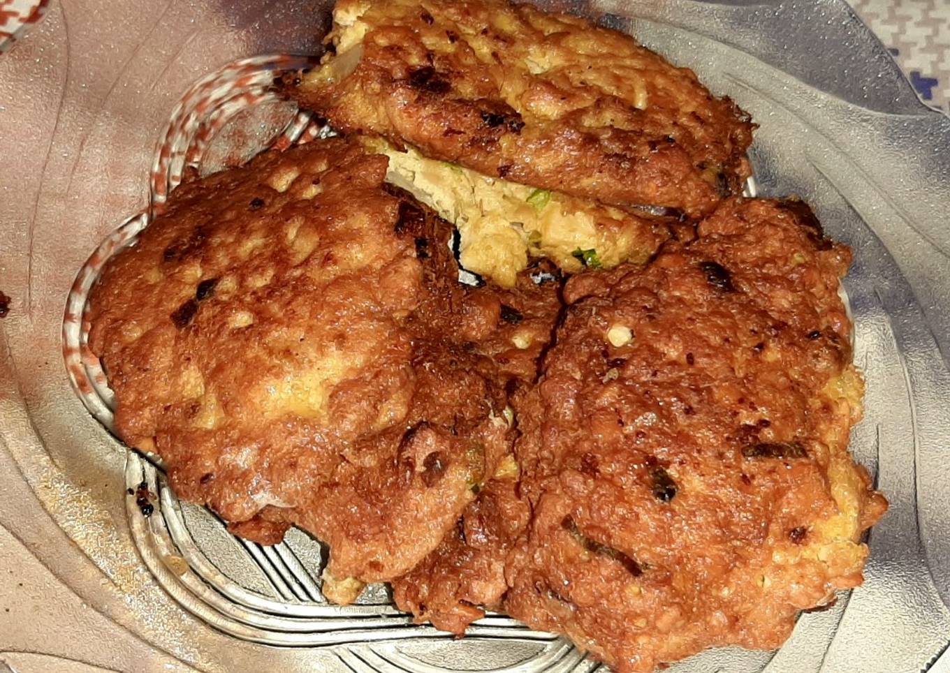 Tempeh telor gurih