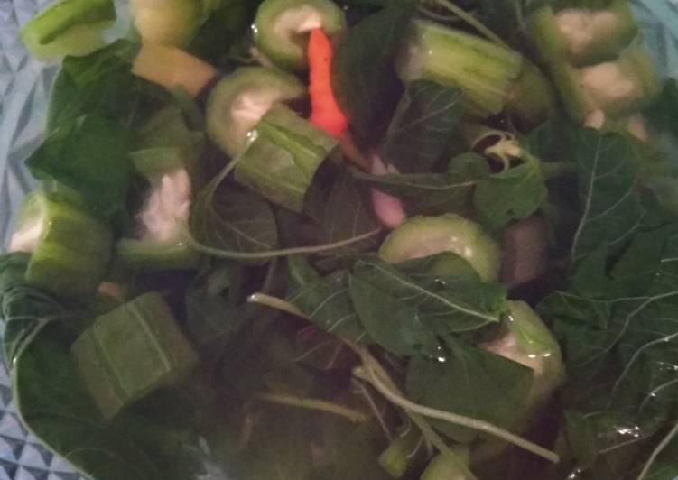 Cara Istimewa Makan di DimeBening bayam gambas / oyong