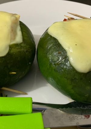 Una foto de Zapallitos rellenos vegetarianos