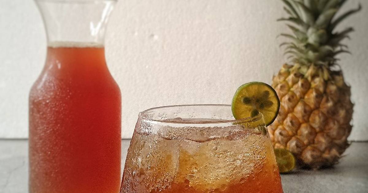 Resep Tepache Minuman Fermentasi Kulit Nanas Oleh Hellen Handru Cookpad