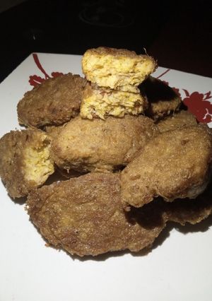 A picture of Yam patties.