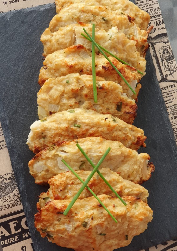 Una foto de Delicias de coliflor con queso. (light)