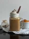 Iced pumpkin spice latte - latte de calabaza helado 🎃