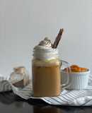 Iced pumpkin spice latte - latte de calabaza helado 🎃