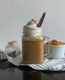 Iced pumpkin spice latte - latte de calabaza helado 🎃