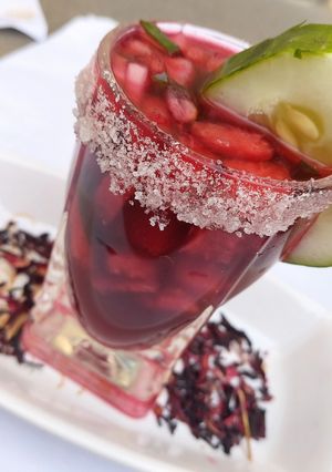 A picture of Fruity zobo.