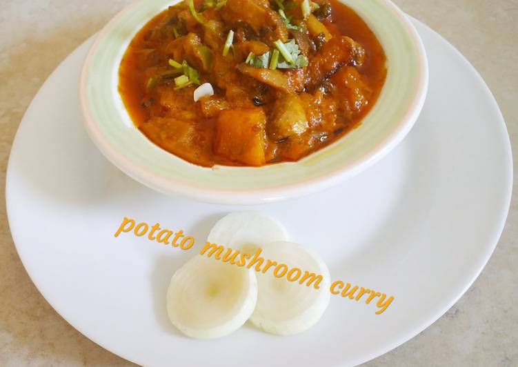 Any-night-of-the-week Potato Mushroom Curry