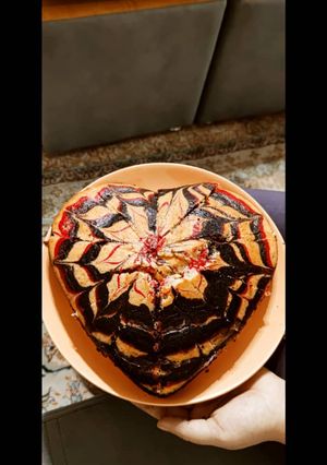 عکسی از دستور کیک زبرا😋