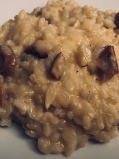 Una foto de Risotto con setas