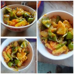 A picture of Capsicum potato vegetable.