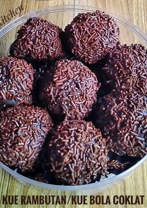 Foto resep Kue Rambutan / Kukis Bola Coklat