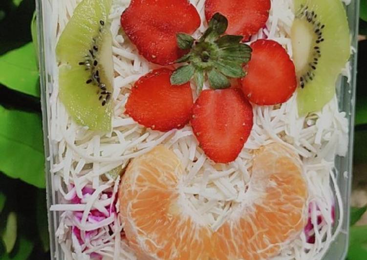 Resep Salad buah home mad 🥰 Super Enak