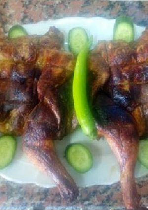 صورة لوصفة اسهل فراخ مشويه بالفران