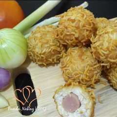 A picture of Tahu Rambutan Isi Sosis.