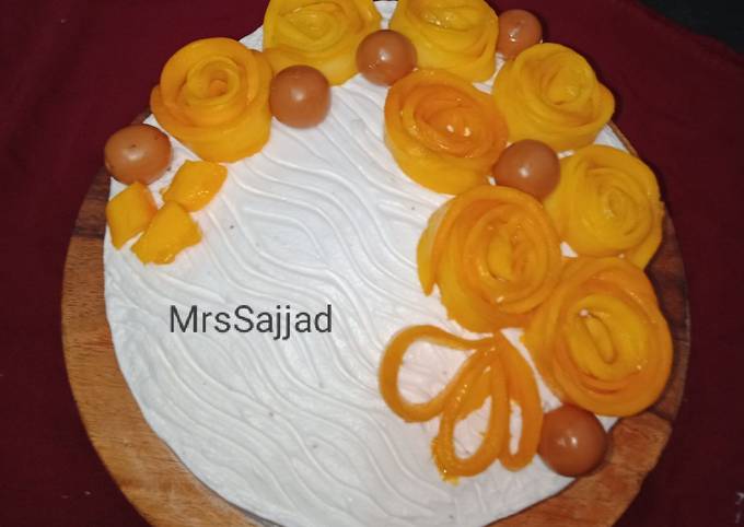 Recipe of Super Quick Mango Cake