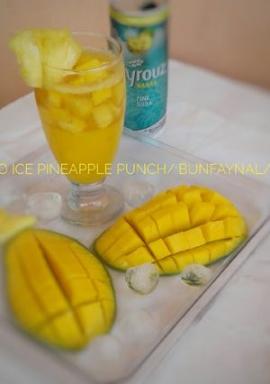 Foto resep Mango Ice Pineapple Punch #BikinRamadanBerkesan