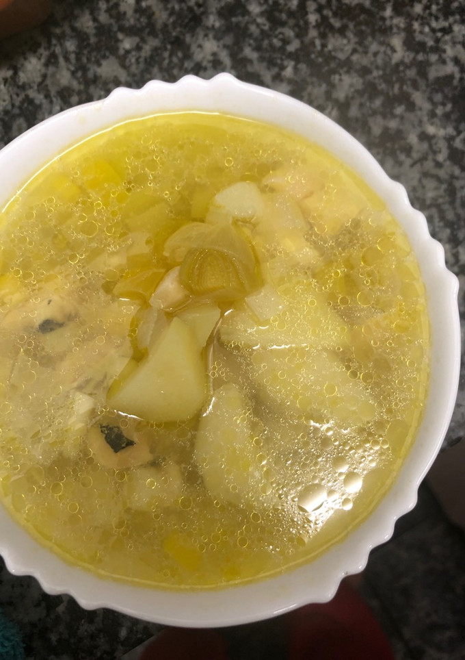 Una foto de 10. Porrusalda con bacalao (principal sopa)