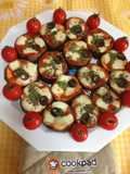 Mini pizzas de berrejenas!