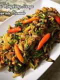 Tumis Kangkung Bunga Pepaya ala Menado