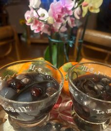 nước dừa hoa đậu biếc