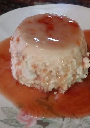 Foto di Mousse alla pera e fragole