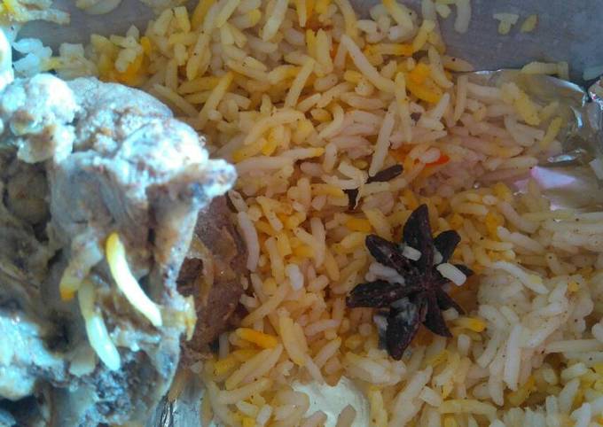 Bagaimana Membuat Nasi mandy beras basmati kambing #kitaberbagi, Bikin Ngiler