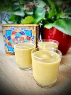 Una foto de Vasitos de gazpacho de pepino