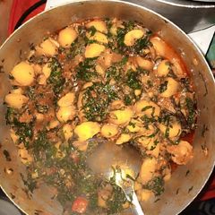 A picture of Irish potato porridge.