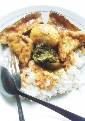 Foto resep Gulai Telur, Tahu dan Terong ala Violet Azalea