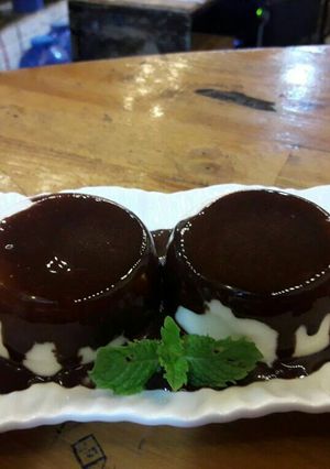 Hình của món Sữa Chua Dẻo CaCao.