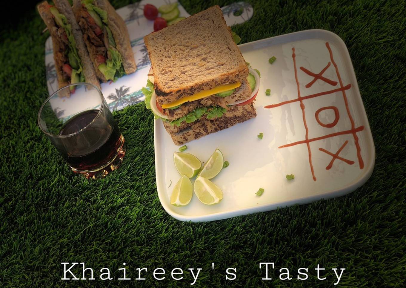 Honey BBQ chicken sandwich 🥪