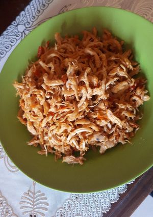 Foto resep Ayam Suwir Pedas (Kering)