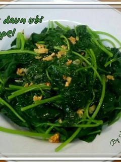 Foto resep Tumis daun ubi Simpel