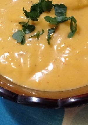 Una foto de Sopa Crema de Calabaza